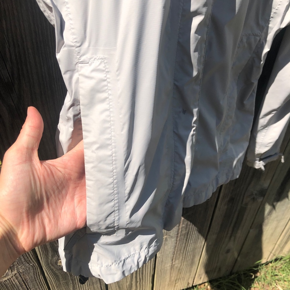 Helly Hansen Lightweight Gray Rain Jacket Size Xs - image 7